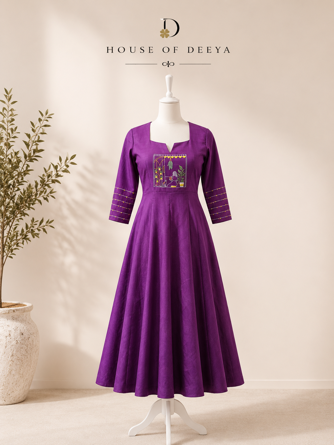 By the window garden - "IN HER TIME" COLLECTION