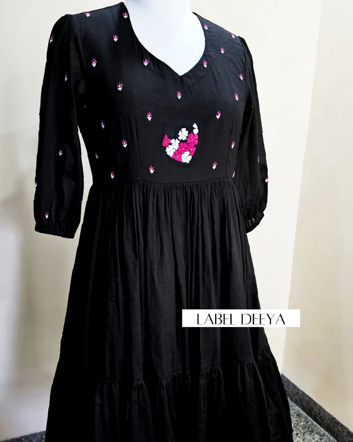 Pink heart dress